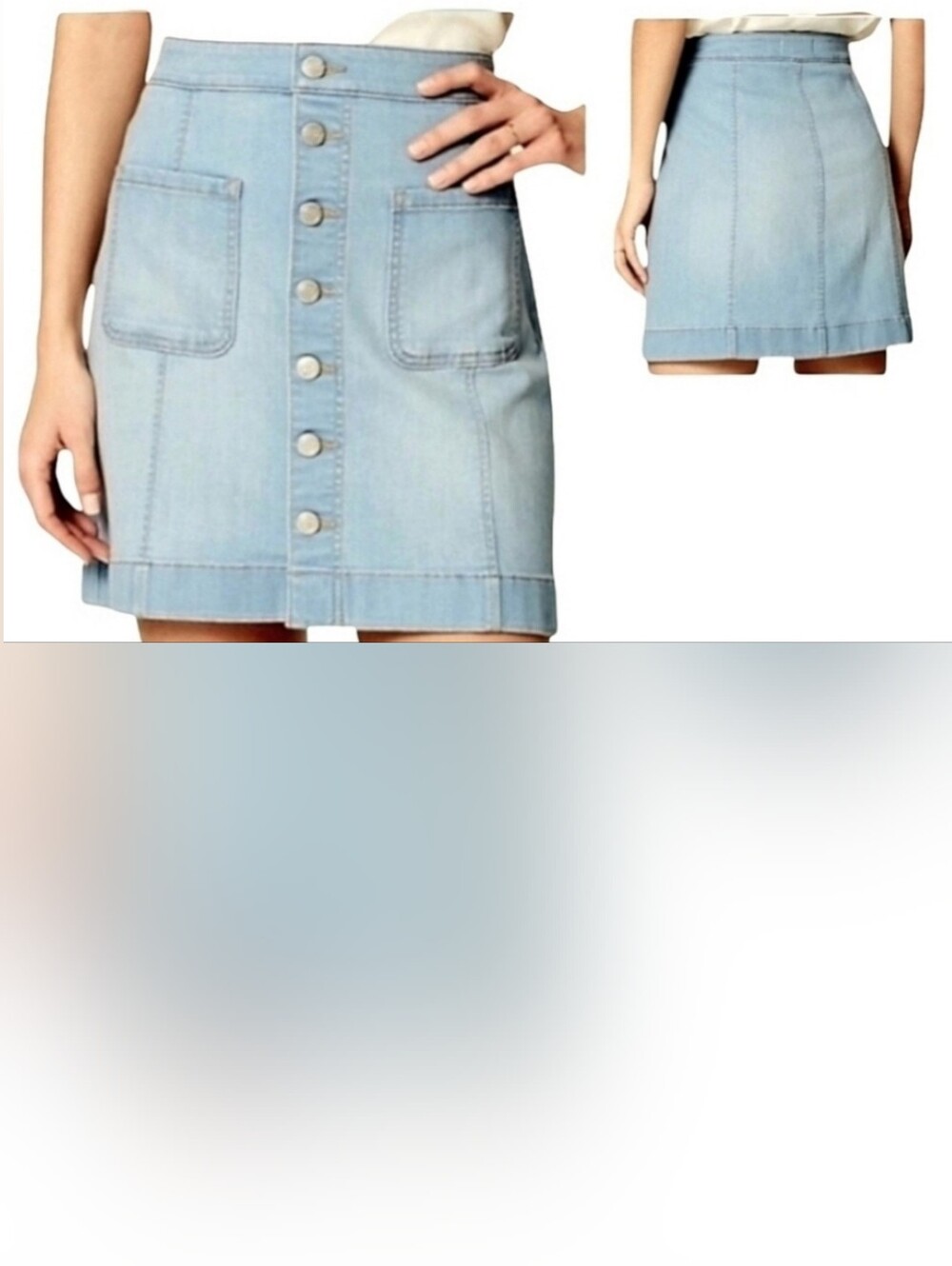 Ann Taylor LOFT Denim Mini Skirt Sz 28/6